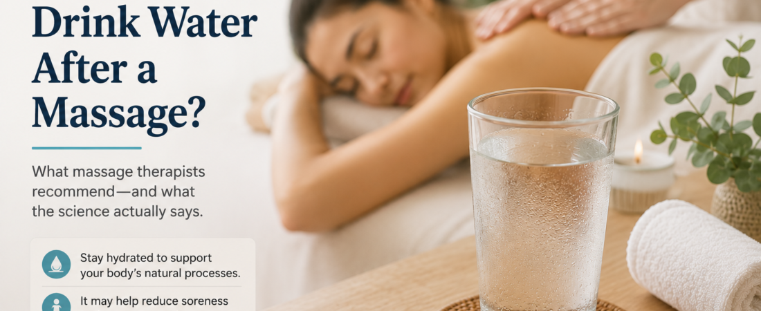 Should I Drink Water After a Massage?